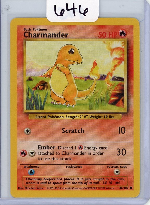 Charmander - 1999 Pokemon Base Set (1 of 1)
