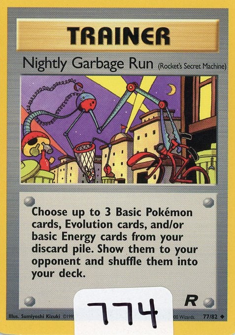 Nightly Garbage Run - 2000 Pokemon Team Rocket single: Nightly Garbage Run - 2000 Pokemon Team Rocket single