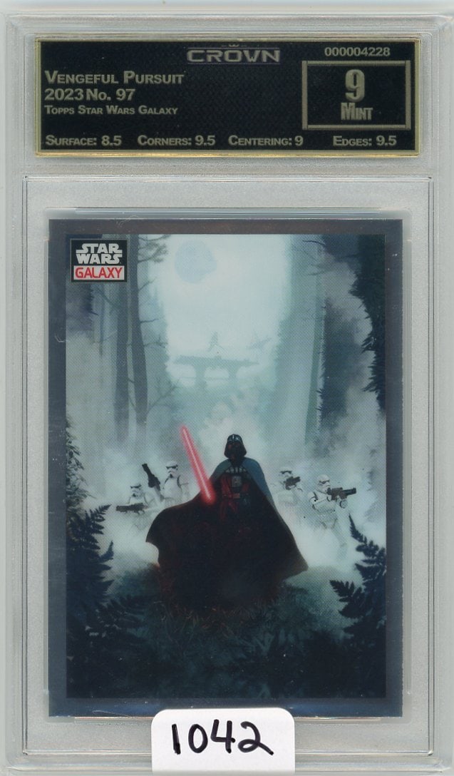 Vengeful Pursuit - 2023 Topps Star Wars Galaxy CC&G Graded Mint 9 (1 of 1)