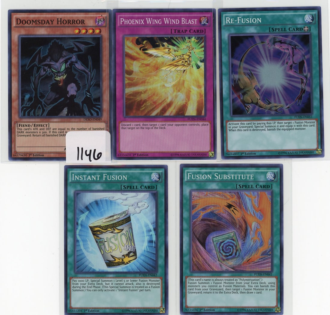 Lot of 5 Super Rare Yu-Gi-Oh! Cards: Lot of 5 Super Rare Yu-Gi-Oh! Cards