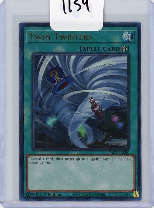 Twin Twisters - Ultra Rare 1st Edition Yu-Gi-Oh! Single (1 of 1)