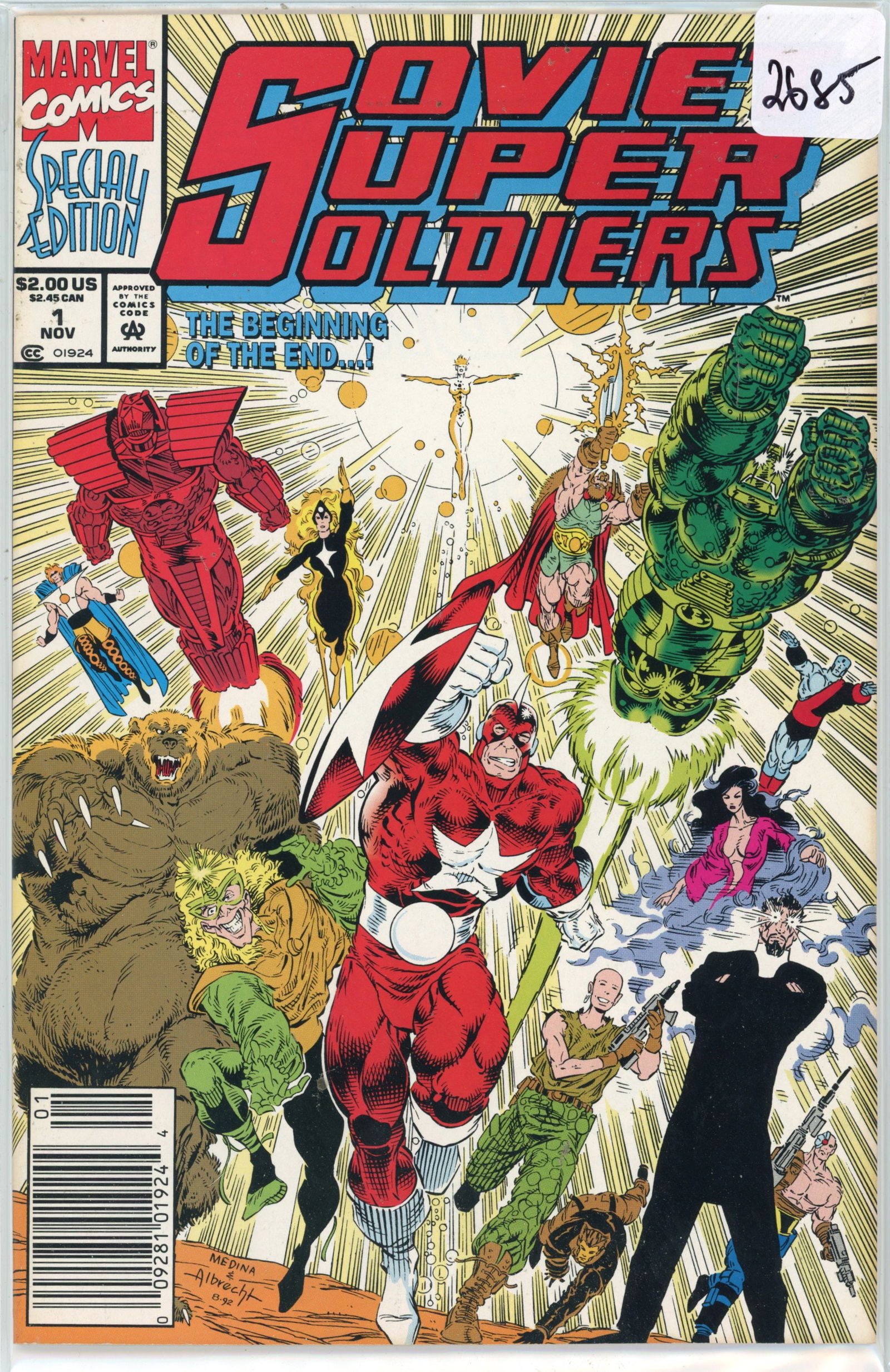 1992 Marvel Soviet Super Soldiers Issue 1 (1 of 1)