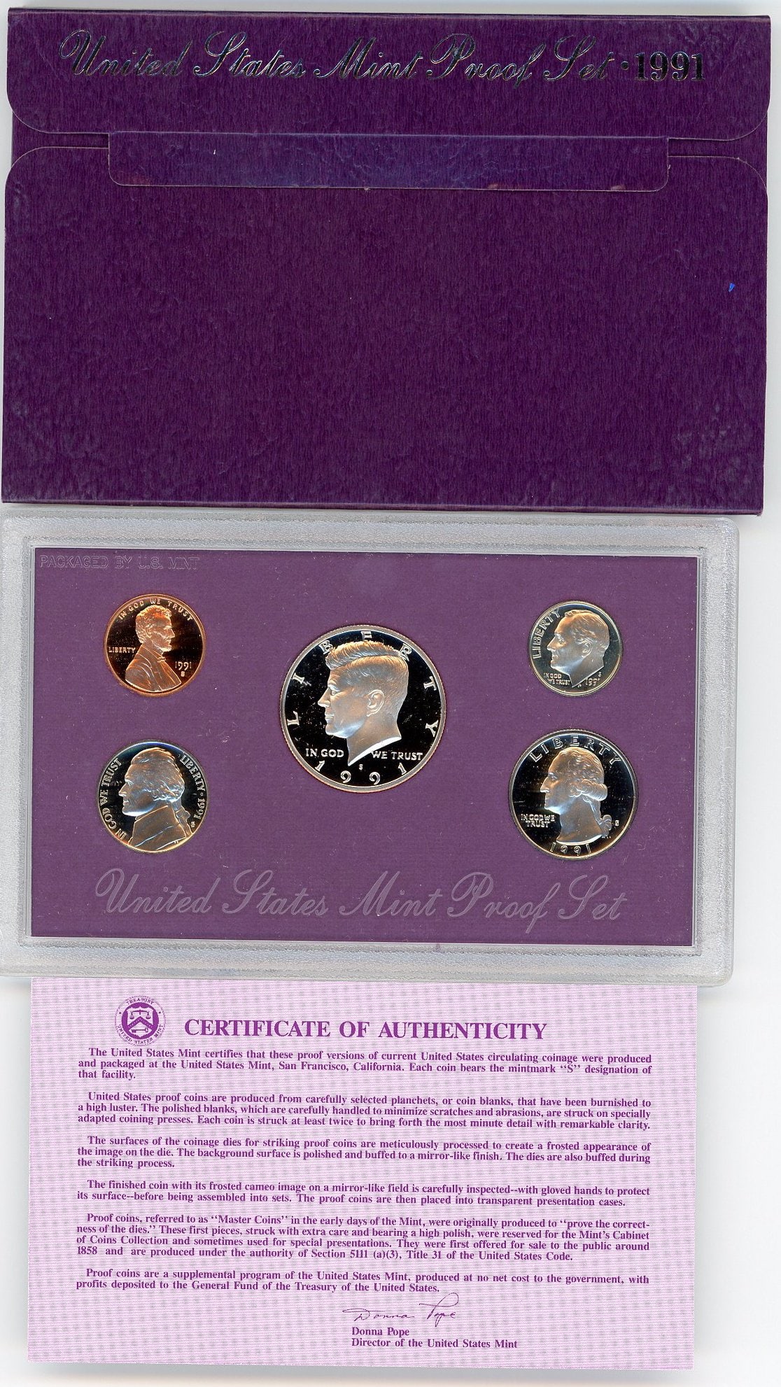 1991 US Proof Set (1 of 1)