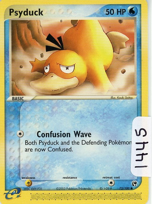 Psyduck - 2003 Pokemon EX Sandstorm single (1 of 1)