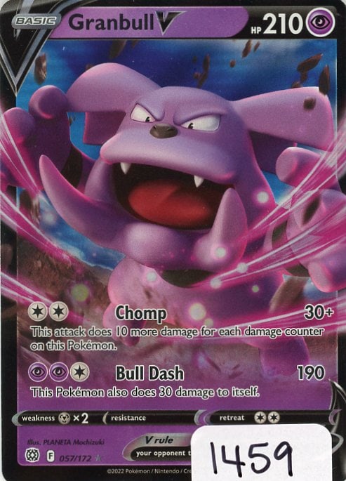 Granbull V - 2022 Pokemon Brilliant Stars single (1 of 1)