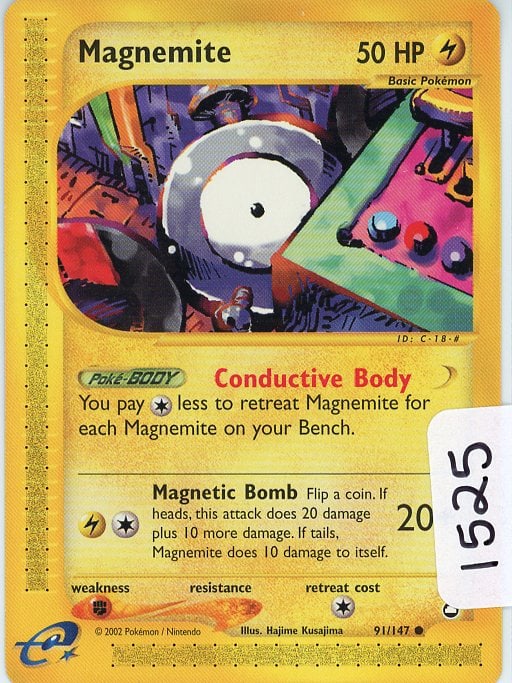 Magnemite - 2003 Pokemon Aquapolis single (1 of 1)