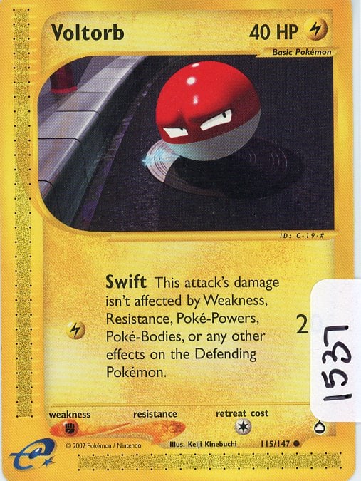 Voltorb - 2003 Pokemon Aquapolis single (1 of 1)