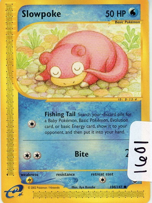 Slowpoke - 2003 Pokemon Aquapolis single (1 of 1)