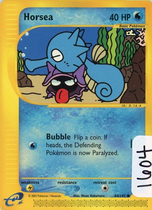 Horsea - 2003 Pokemon Aquapolis single (1 of 1)