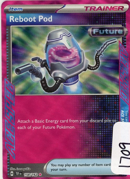 Reboot Pod - 2024 Pokemon Temporal Forces - ACE SPEC Rare single (1 of 1)