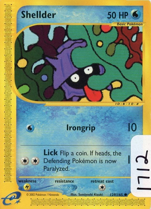 Shellder - 2002 Pokemon Expedition Base Set single (1 of 1)