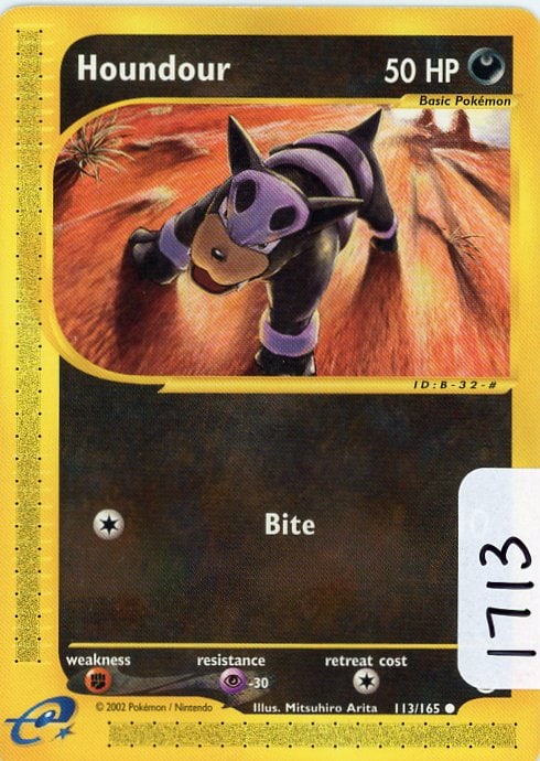 Houndour - 2002 Pokemon Expedition Base Set single (1 of 1)