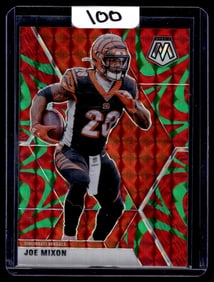 2023 Joe Mixon Panini Mosaic/Green Reactive Prizm
