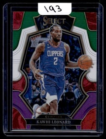 2022-23 Kawhi Leonard Panini Select/Green White Purple Prizm