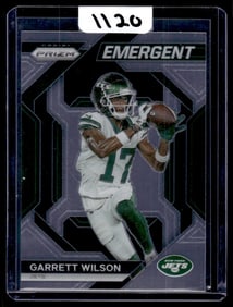 2023 Garrett Wilson Panini Prizm Emergent