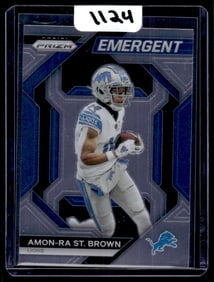 2023 Amon-Ra St. Brown Panini Prizm Emergent