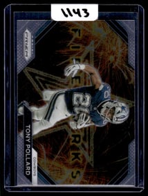 2023 Tony Pollard Panini Prizm Fireworks