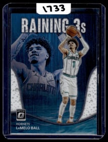 2022-23 LaMelo Ball Donruss Optic Raining 3s