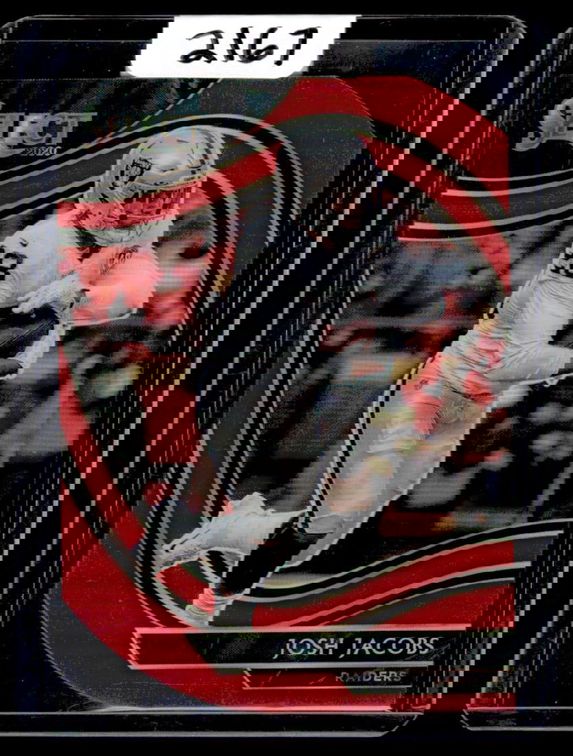 2020 Josh Jacobs Panini Select/Red Prizm (1 of 1)