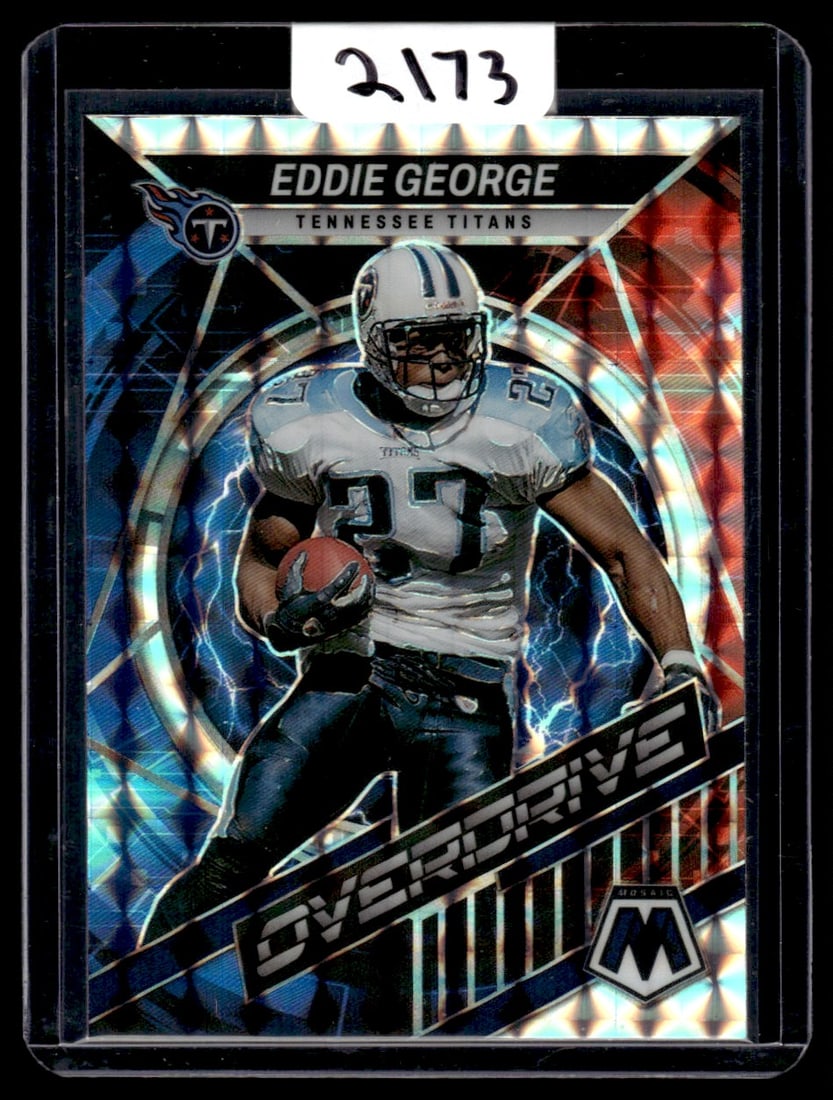 2022 Eddie George Panini Mosaic Stare Overdrive/Mosaic Prizm: 2022 Eddie George Panini Mosaic Stare Overdrive/Mosaic Prizm