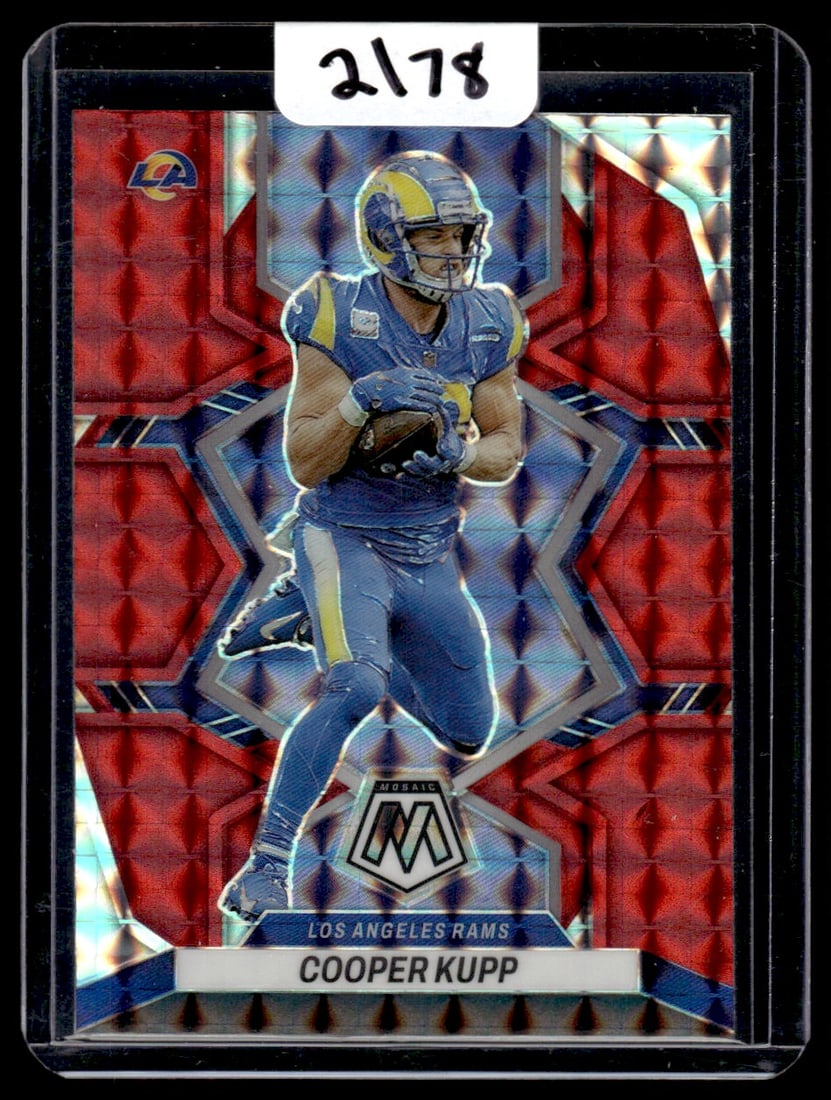 2022 Cooper Kupp Panini Mosaic/Red Mosaic Prizm (1 of 1)