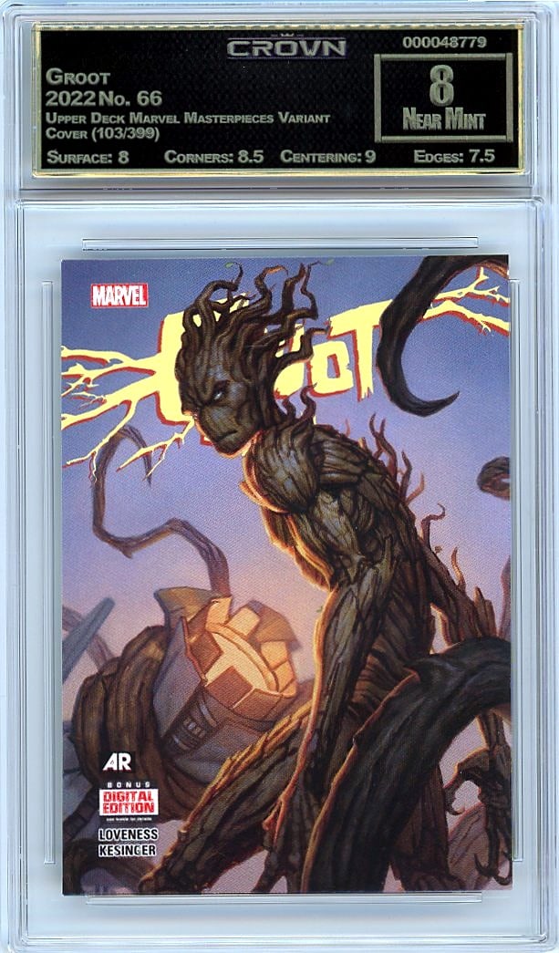2022 Groot Upper Deck Marvel Masterpieces Variant (1 of 1)