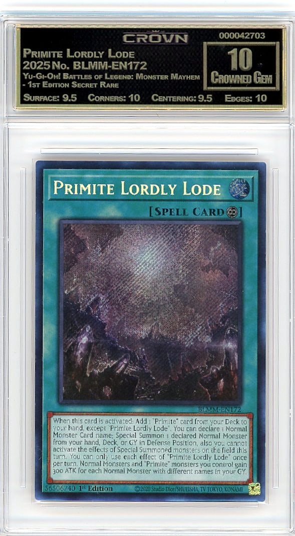 2025 Primite Lordly Lode Yu-Gi-Oh! Battles of Leg (1 of 1)