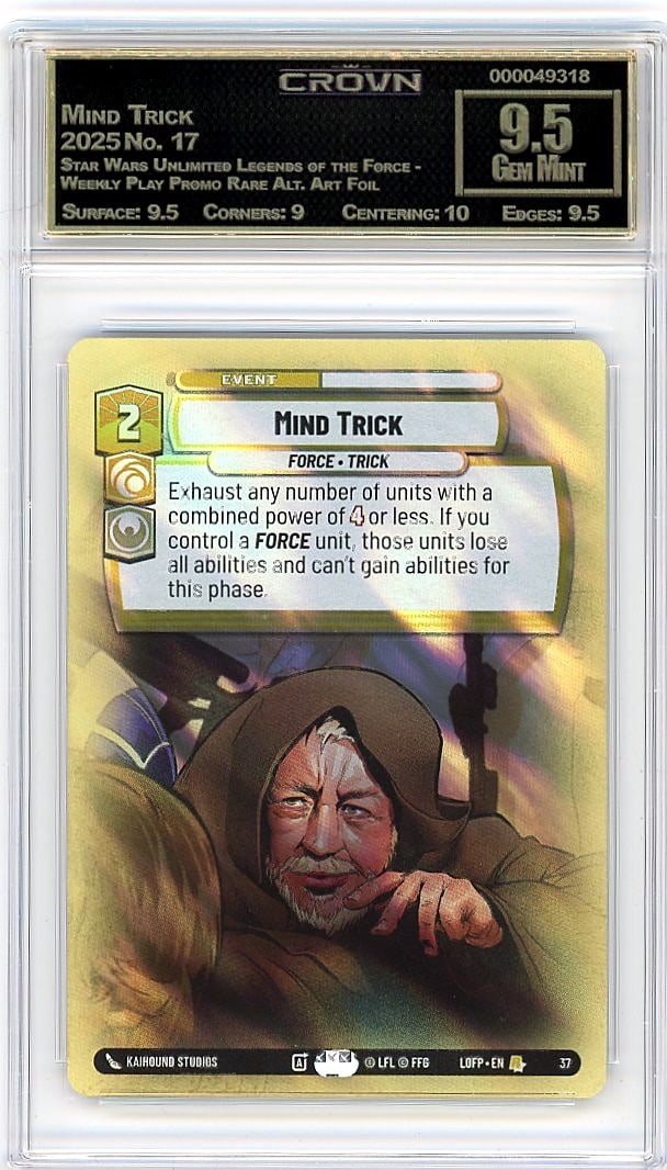 2025 Mind Trick Star Wars Unlimited Legends of th (1 of 1)