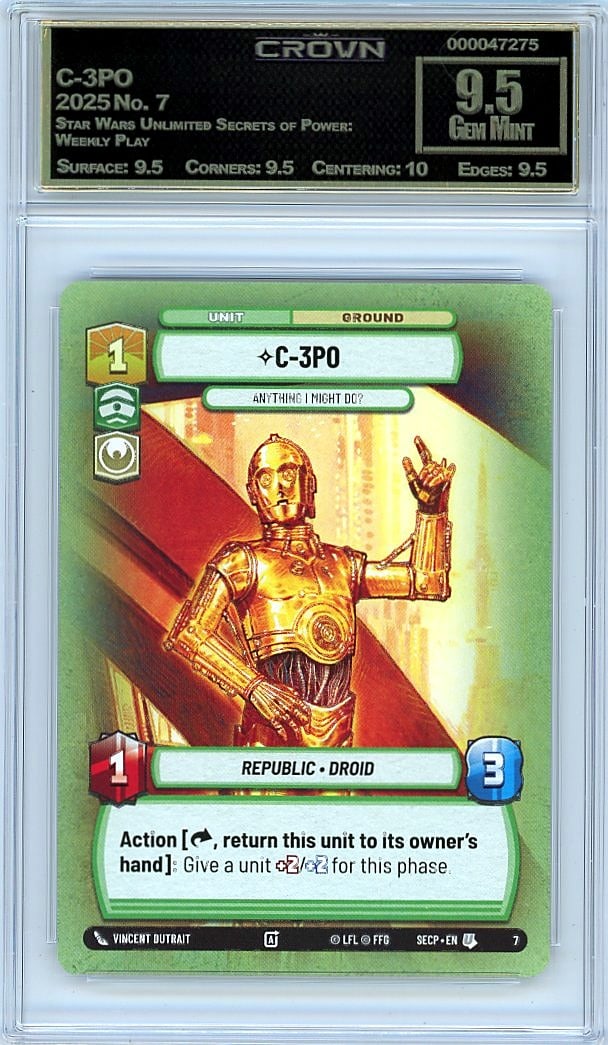 2025 C-3PO Star Wars Unlimited Secrets of Power: (1 of 1)