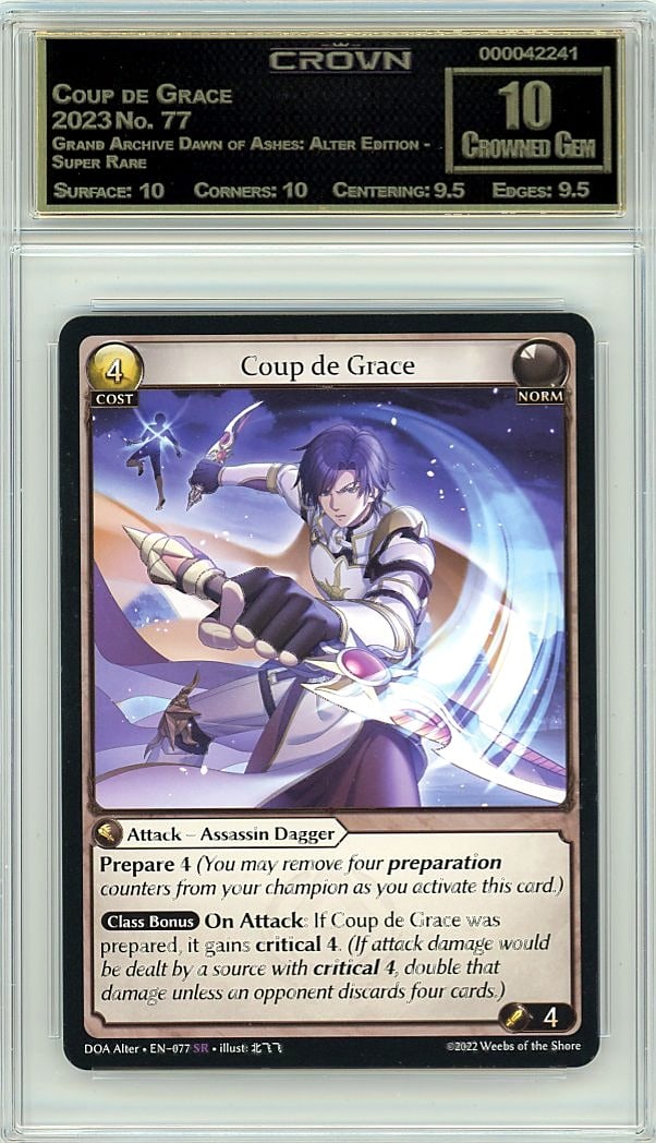 2023 Coup de Grace Grand Archive Dawn of Ashes: A (1 of 1)