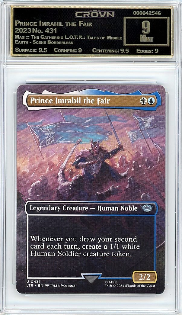 2023 Prince Imrahil the Fair Magic: The Gathering: Graded by Crown Grading. Grade: 9.00. Mint