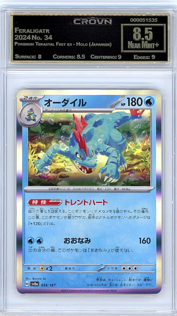 2024 Feraligatr Pokemon Terastal Fest ex - Holo ( (1 of 1)