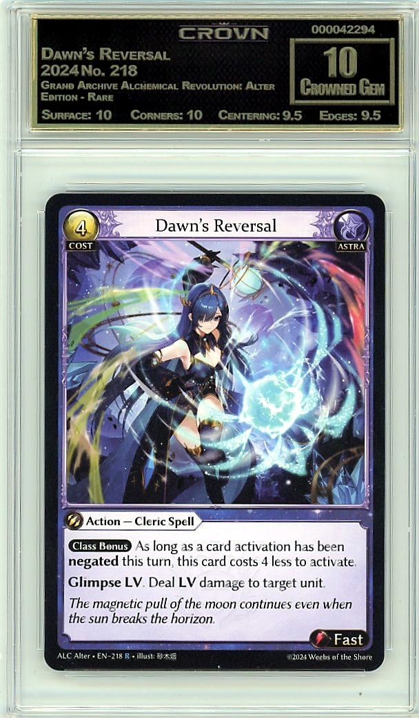 2024 Dawn's Reversal Grand Archive Alchemical Rev (1 of 1)