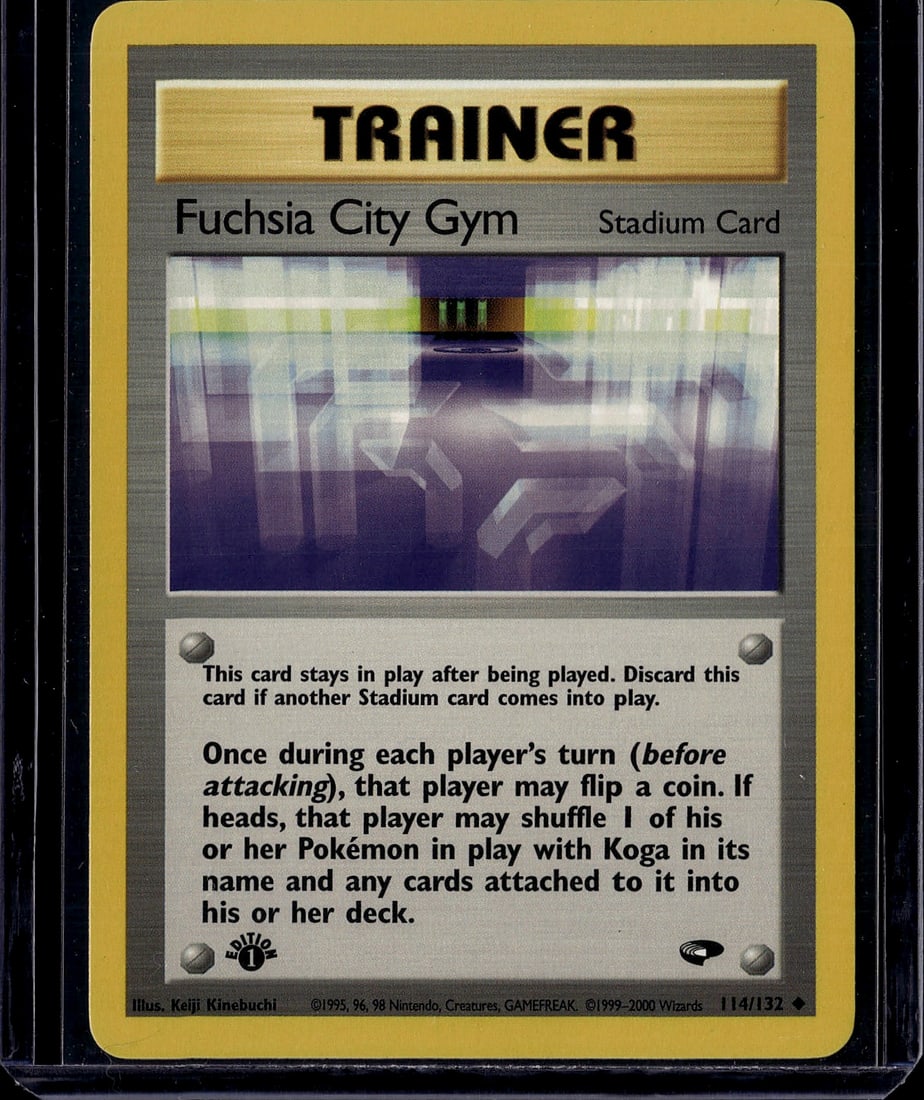 Fuchsia City Gym Stadium Card 114/132 Pokemon Gym (1 of 1)