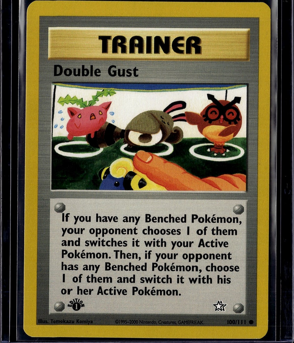 Double Gust Trainer 100/111 Gym Heroes Pokemon Ca (1 of 1)