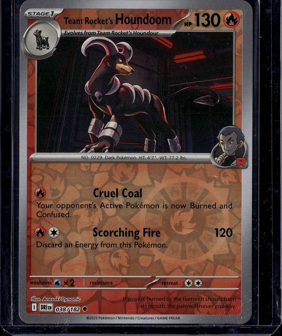 Team Rocket's Houndoom 038/182 Scarlet & Violet P (1 of 1)