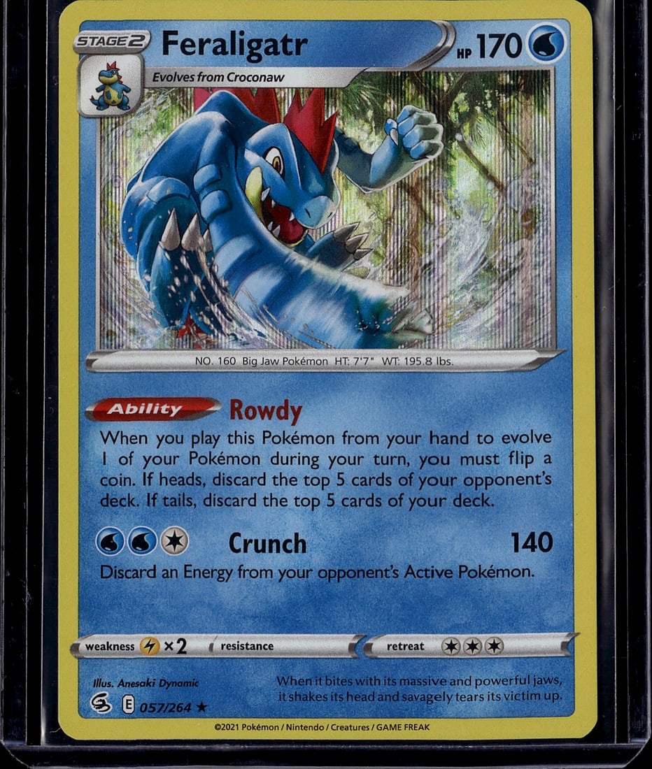 Feraligatr 057/264 Chilling Reign Pokemon Card St (1 of 1)