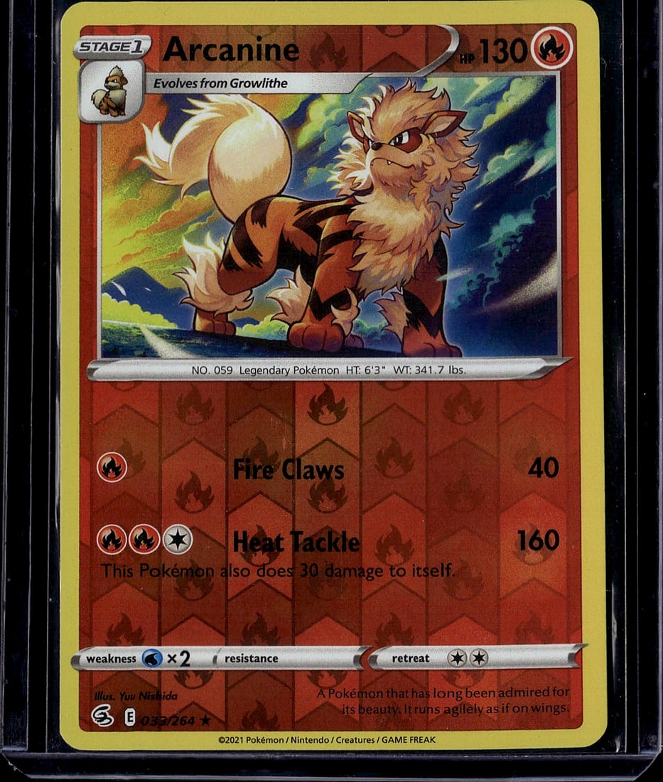 Arcanine 059/264 Chilling Reign Pokemon Card Sing