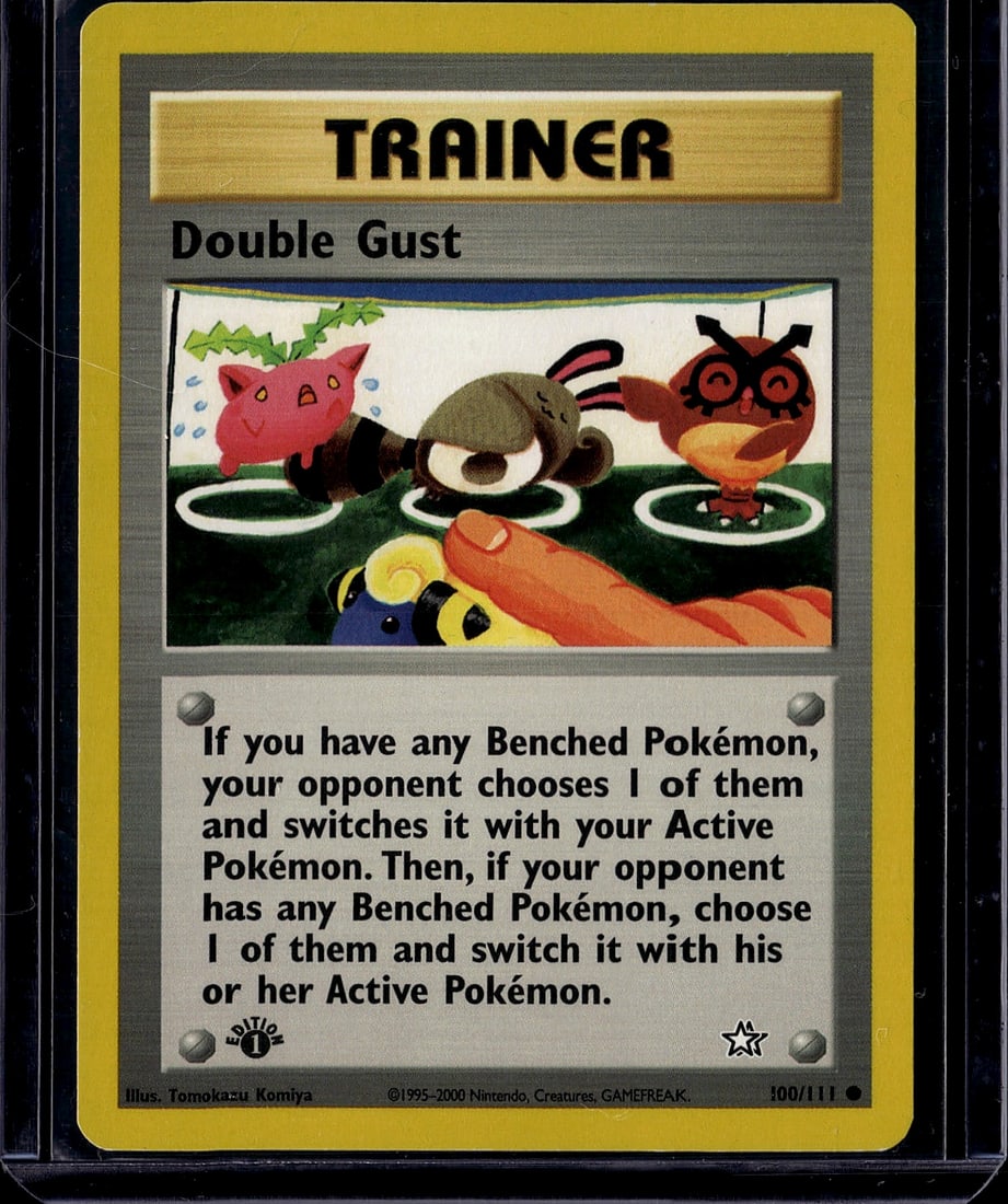 Pokemon Base Set Double Gust Trainer Card 100/111 (1 of 1)