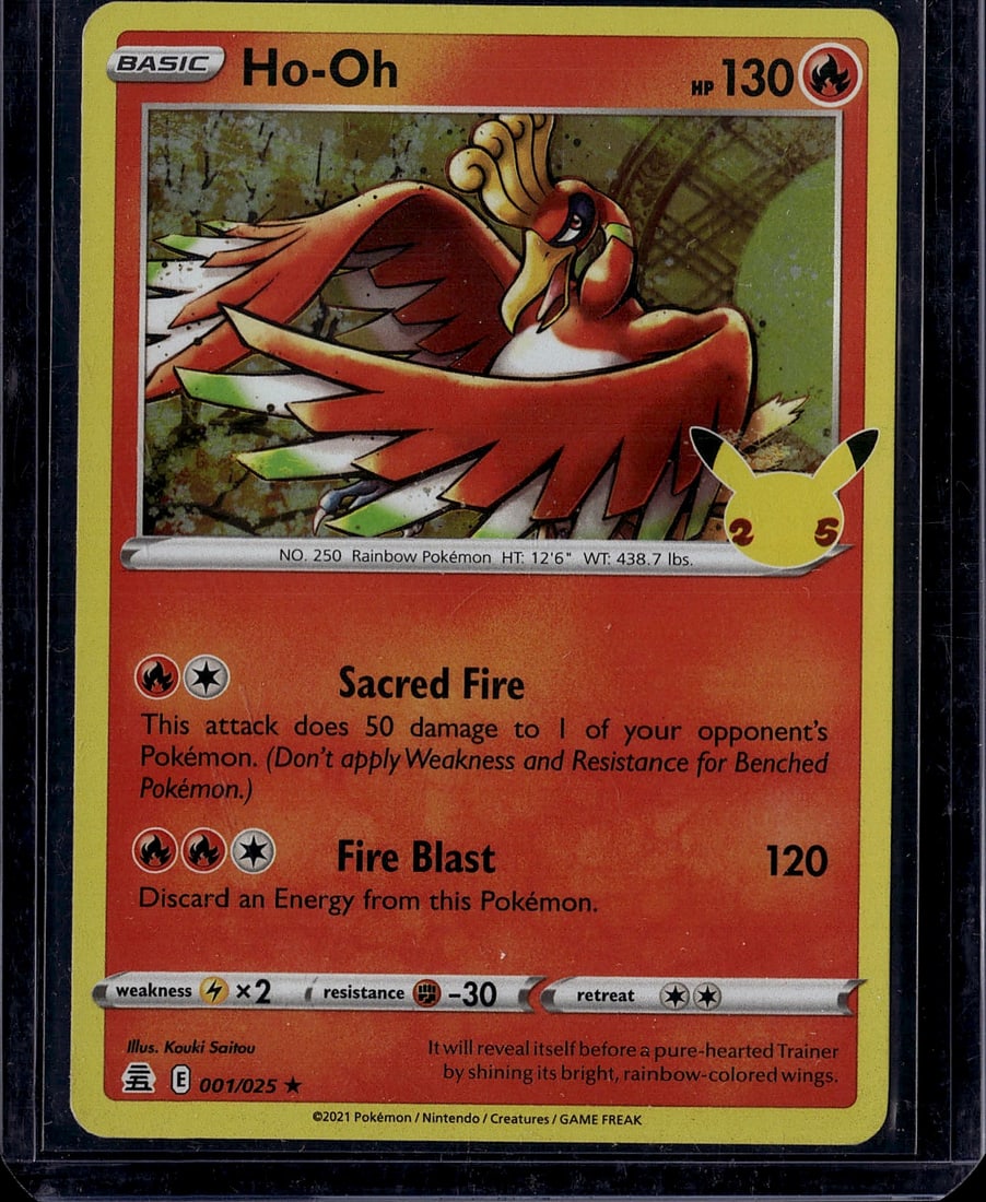 Ho-Oh 001/025 Shining Fates Pokemon Card 2021 Min (1 of 1)