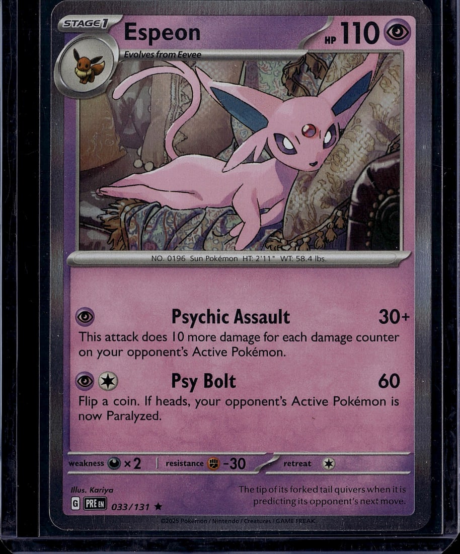 Espeon 033/131 Pokemon Card Scarlet & Violet - Ps (1 of 1)
