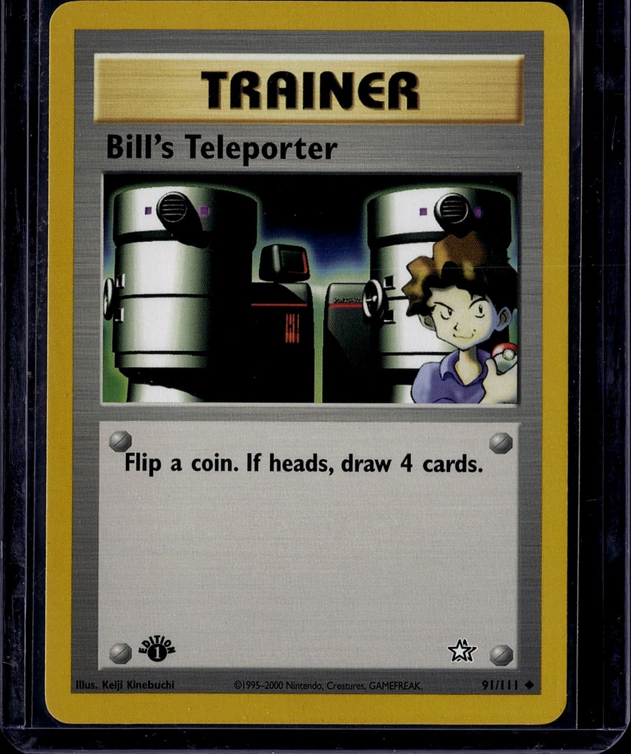 1999 Nintendo Pokemon Base Set Bill 91/111 Near M (1 of 1)