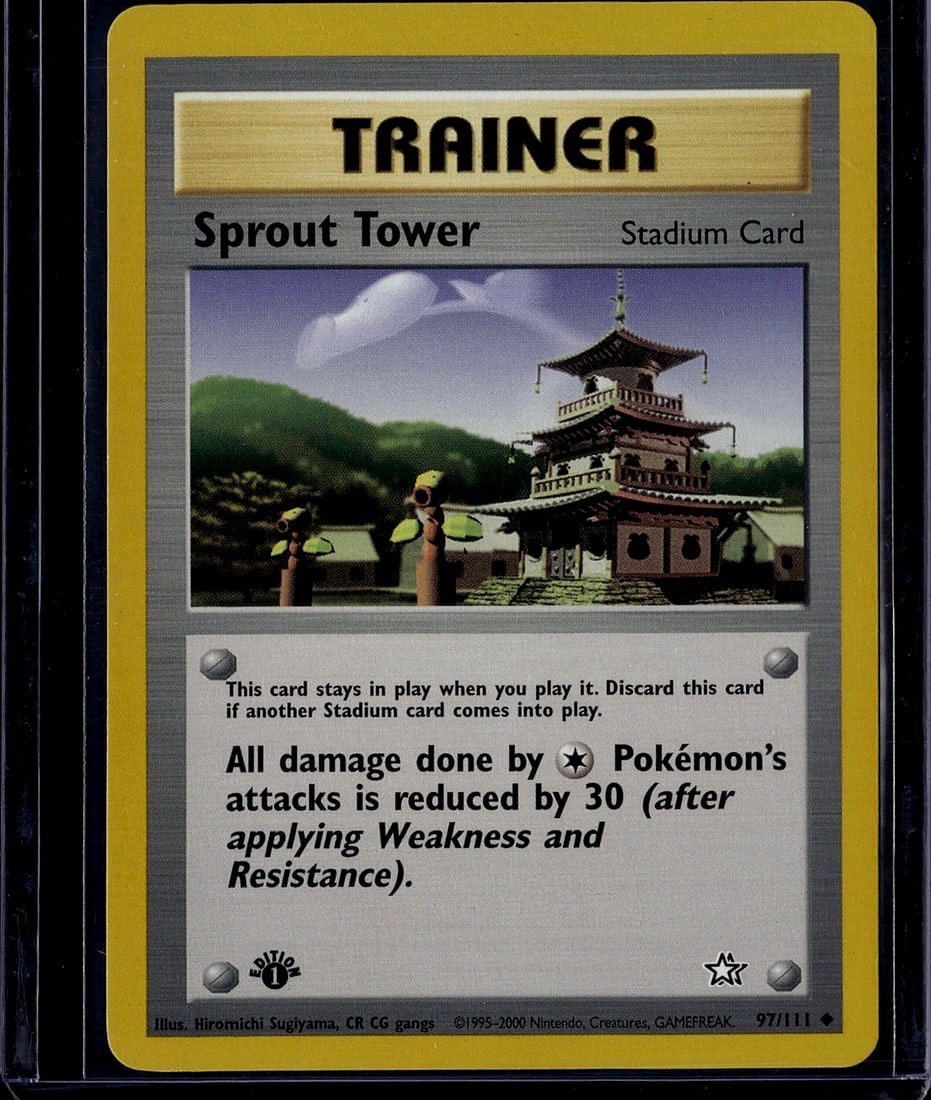 2000 Pokemon Neo Genesis Sprout Tower 97/111 Nint (1 of 1)