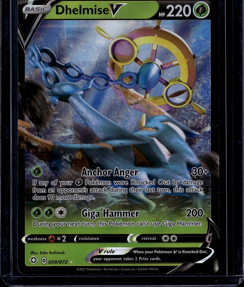 2021 Pokemon Sword & Shield Dhelmise 009/072 Near (1 of 1)
