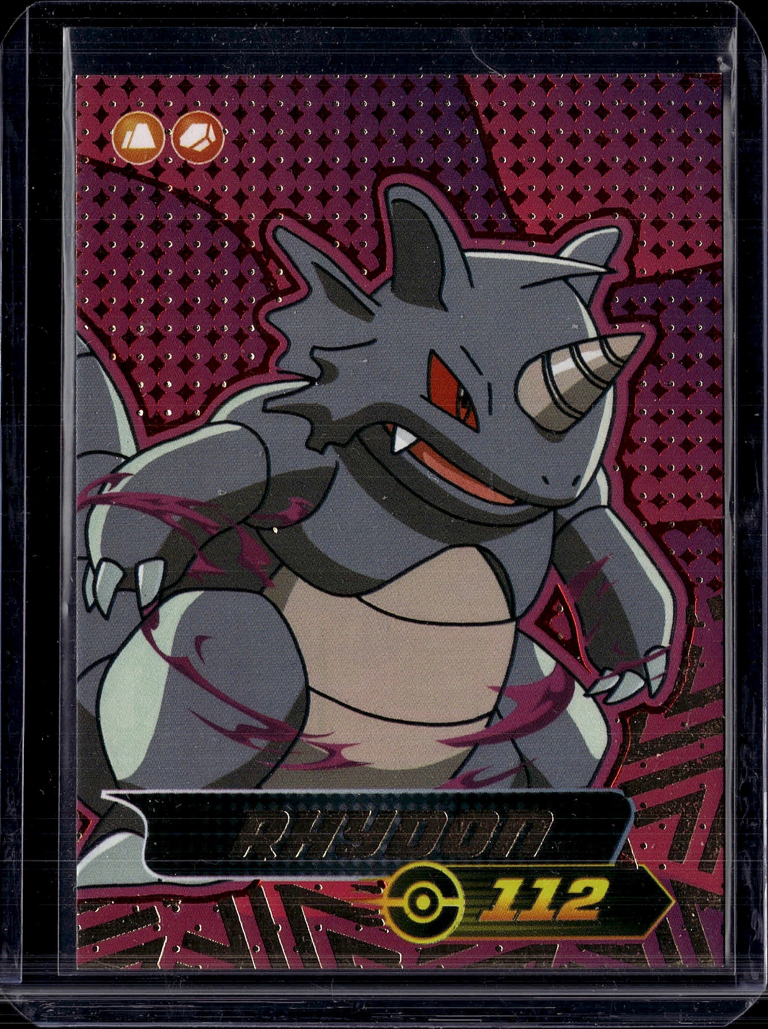 2023 Pokemon Scarlet Violet 151 Rhydon 112/165 Mi: Rhydon is a Fighting-type Stage 1 Pokemon card from the Scarlet & Violet-151 expansion, released September 22, 2023. Numbered 112/165 to match Rhydon's National Pokedex number, it is classified as Unc
