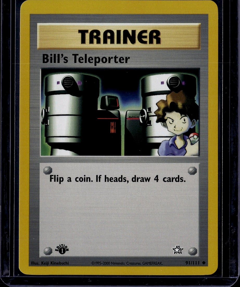 1995 Nintendo Pokemon Base Set Bill 91/111 Near M (1 of 1)