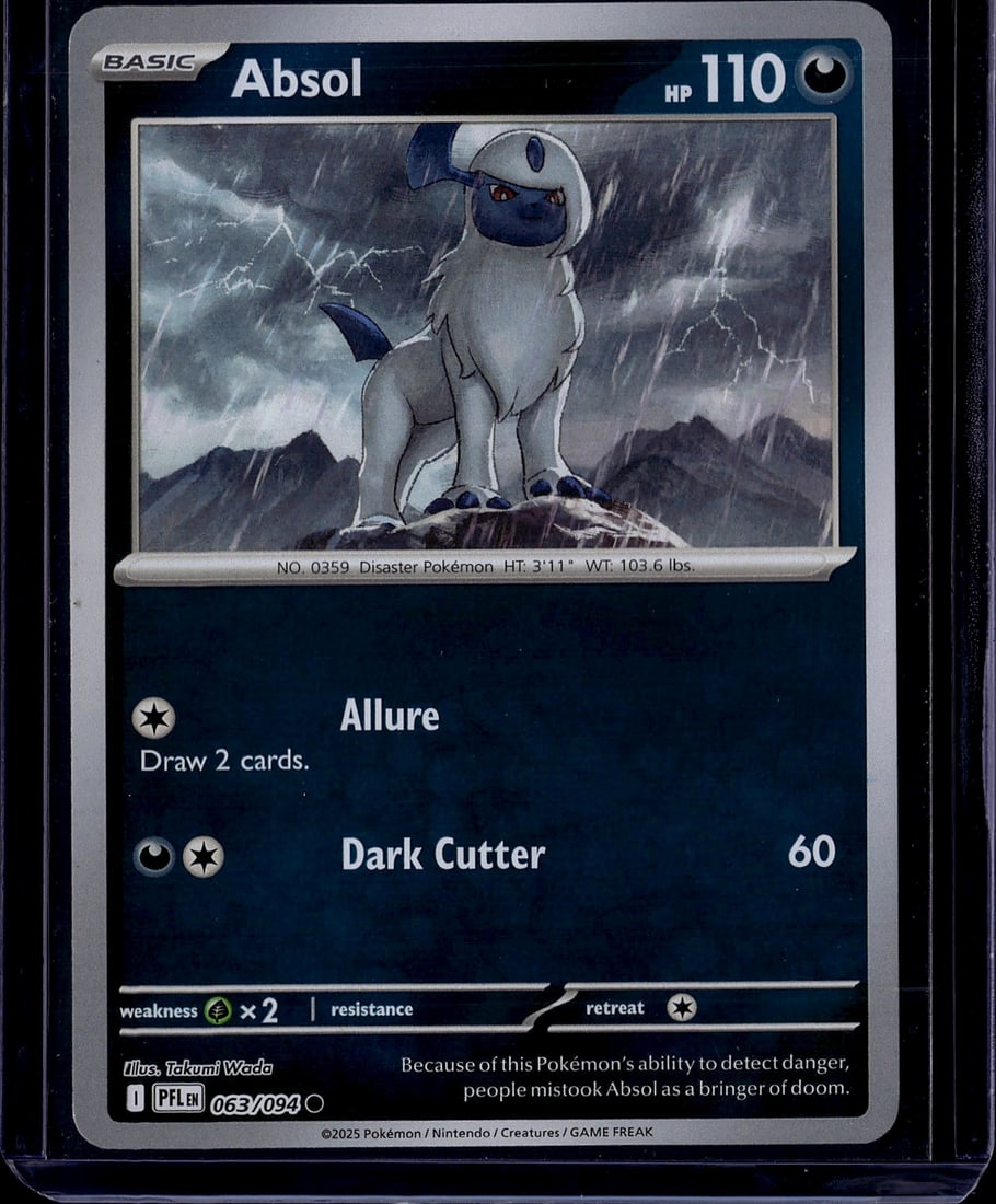 2025 Pokemon TCG Phantasmal Flames Absol 063/094 (1 of 1)
