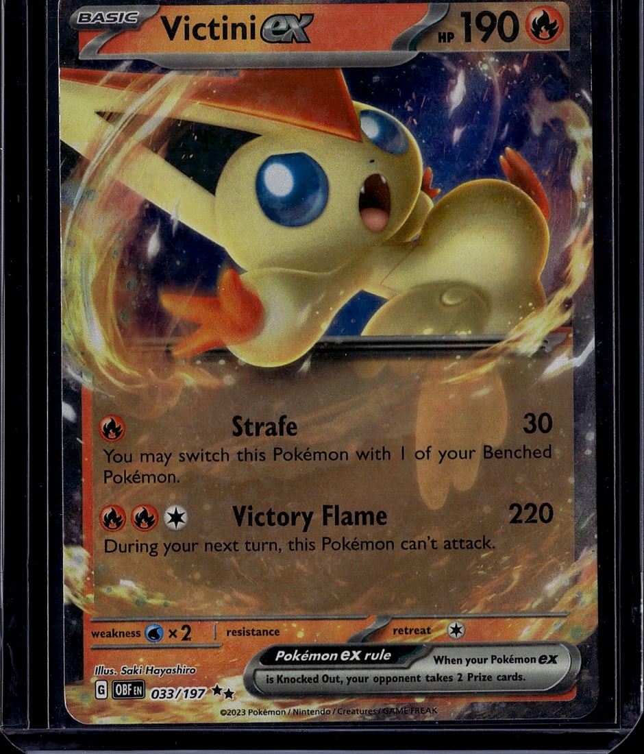 2023 Pokemon Obsidian Flames Victini ex 033/197 N (1 of 1)