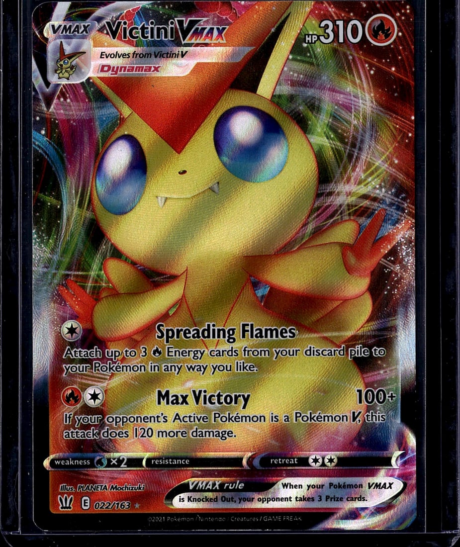 2021 Pokemon Victini VMAX 022/163 Sword & Shield (1 of 1)