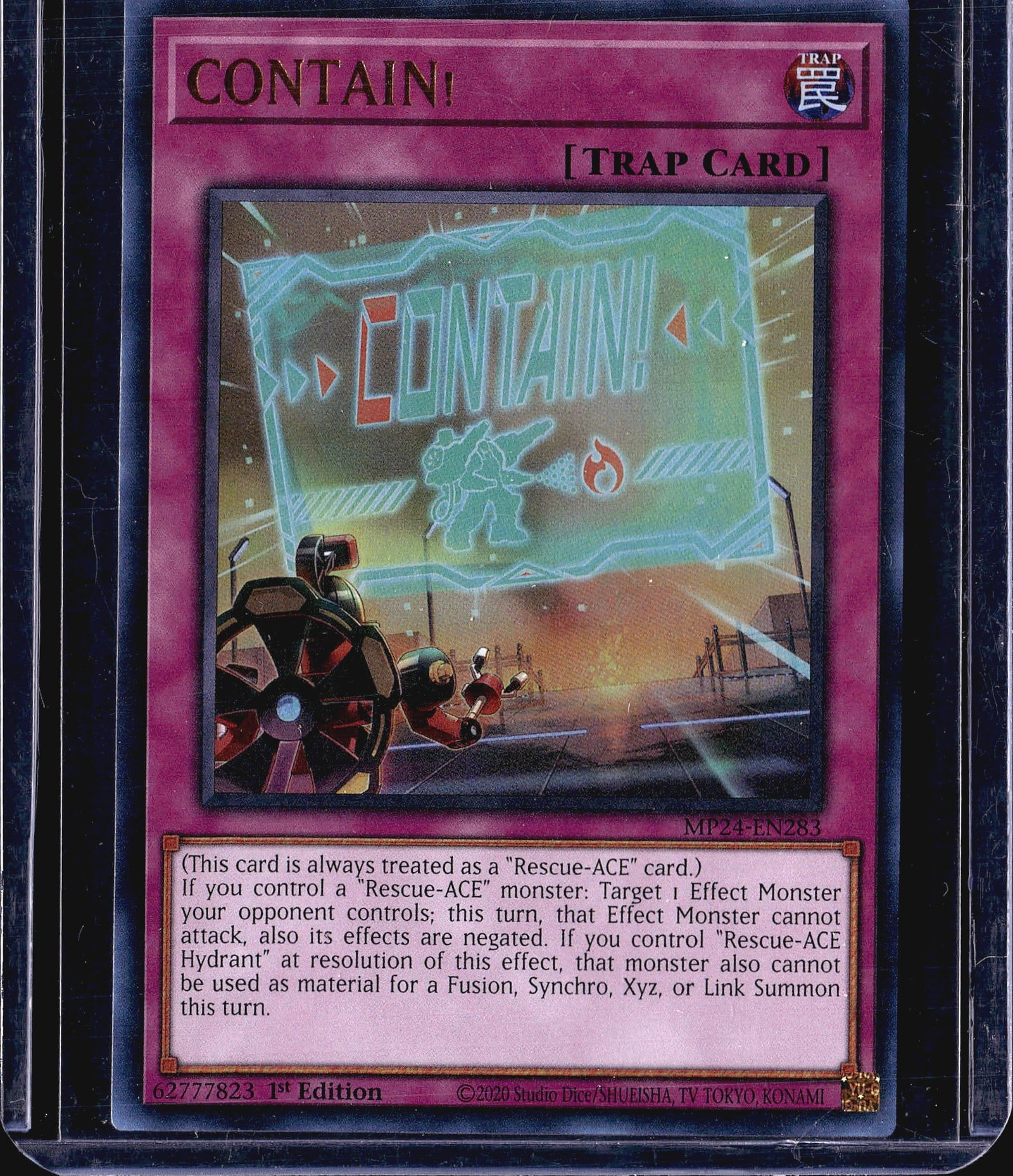2020 Konami Yu-Gi-Oh 2024 Mega-Tins Mega Pack MP2: This is a 2020 Yu-Gi-Oh trading card from Konami, included in the 2024 Mega-Tins Mega Pack release. The card is identified by product number MP24-EN283. As a raw, ungraded card, it is offered in its n
